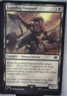 Easterling Vanguard: #83, Magic: The Gathering Nm R73