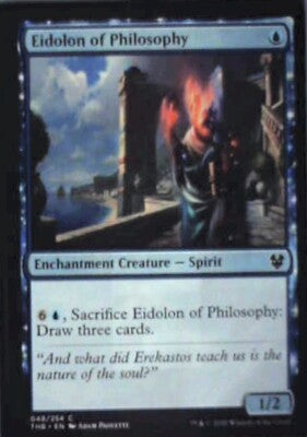 Eidolon of Philosophy - Theros Beyond Death: #48, Magic: The Gathering Nm R65