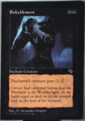 Enfeeblement - Tempest: #133, Magic: The Gathering Nm R55