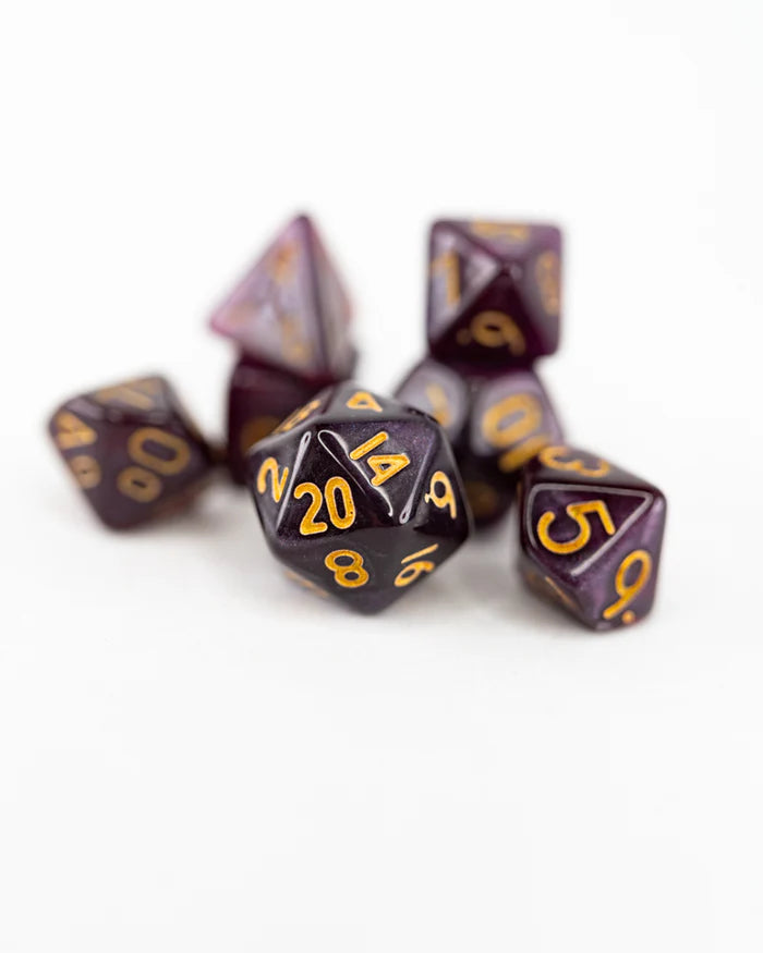 Fairy | 7 Piece Mini Acrylic Polyhedral Dice Set