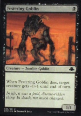 Festering Goblin - Dominaria Remastered: #85, Magic: The Gathering Nm R73
