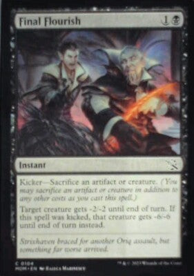 Final Flourish - March of the Machine: #104, Magic: The Gathering Nm R73