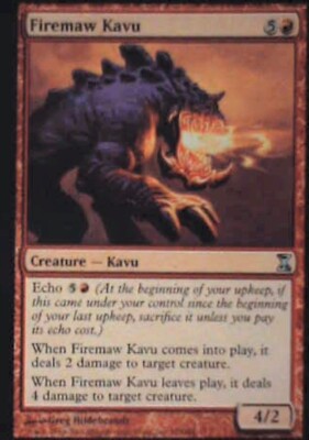 Firemaw Kavu - Time Spiral: #153, Magic: The Gathering Nm R55