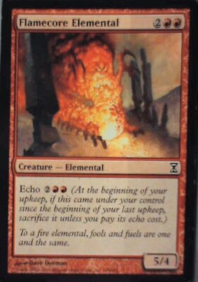 Flamecore Elemental - Time Spiral: #154, Magic: The Gathering Nm R55