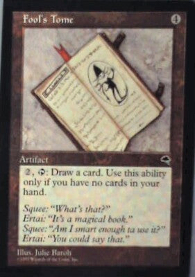 Fool's Tome - Tempest: #289, Magic: The Gathering Nm R55