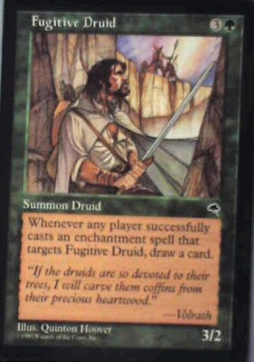 Fugitive Druid - Tempest: #229, Magic: The Gathering Nm R55