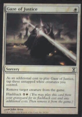 Gaze of Justice - Time Spiral: #20, Magic: The Gathering Nm R55