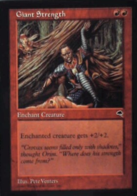 Giant Strength - Tempest: #178, Magic: The Gathering Nm R55