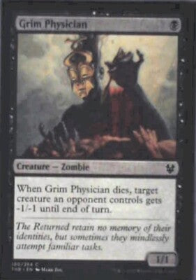 Grim Physician - Theros Beyond Death: #100, Magic: The Gathering Nm R65