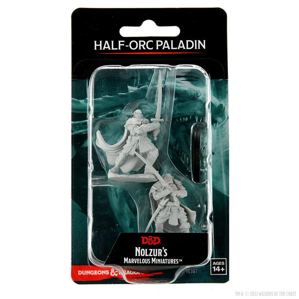 D&D Nolzur's Marvelous Miniatures: Half-Orc Paladin
