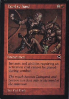 Hand to Hand - Tempest: #180, Magic: The Gathering Nm R55