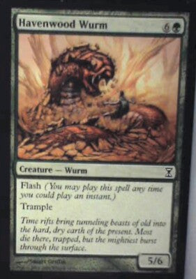 Havenwood Wurm - Time Spiral: #199, Magic: The Gathering Nm R55
