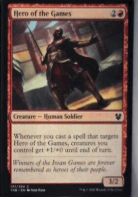 Hero of the Games - Theros Beyond Death: #137, Magic: The Gathering Nm R65