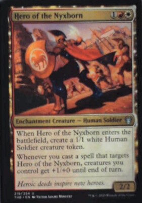 Hero of the Nyxborn - Theros Beyond Death: #219, Magic: The Gathering Nm R65