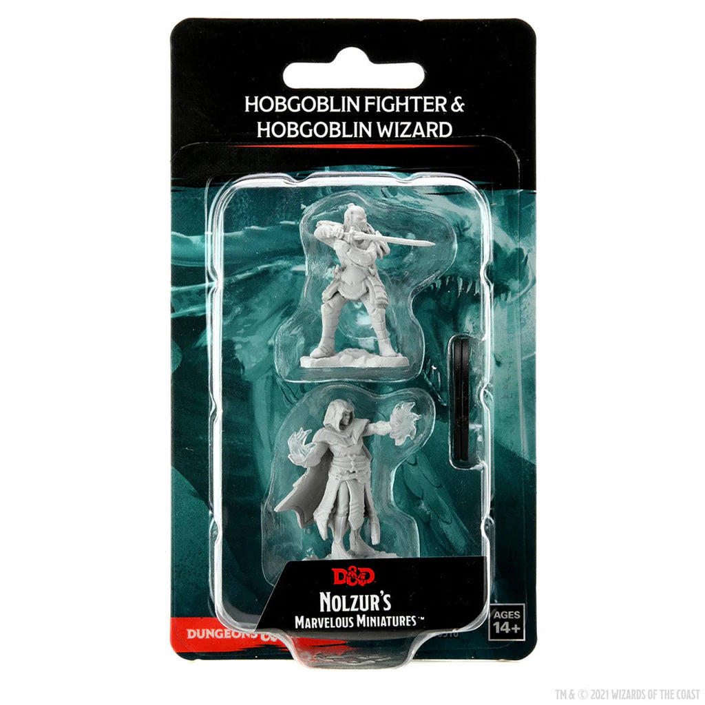 D&D Nolzur's Marvelous Miniatures: Hobgoblin Fighter Male & Hobgoblin Wizard