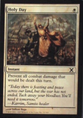 Holy Day - 10th Edition: #21, Magic: The Gathering Nm R76