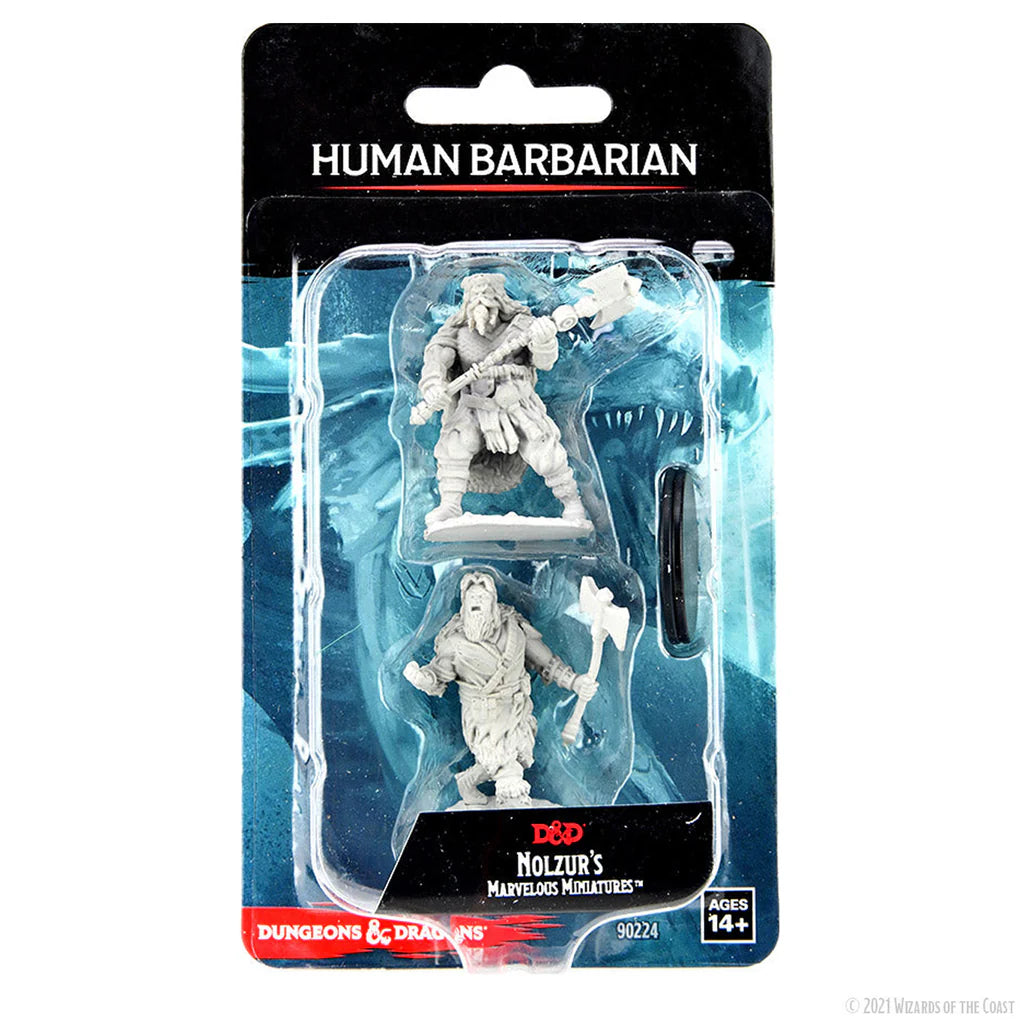 D&D Nolzur's Marvelous Miniatures: Human Barbarian