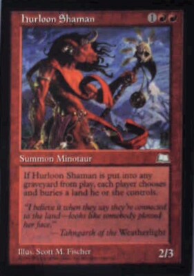 Hurloon Shaman - Weatherlight: #108, Magic: The Gathering Lp R45