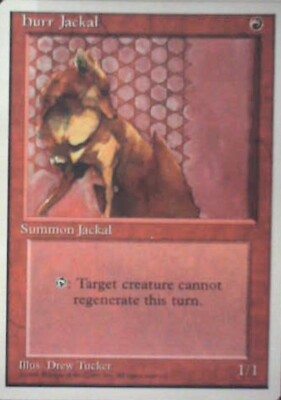 Hurr Jackal - Fourth Edition: #203, Magic: The Gathering Lp R45