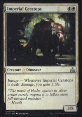 Imperial Ceratops - Rivals of Ixalan: #10, Magic: The Gathering Nm R65