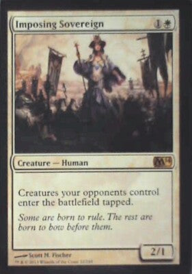 Imposing Sovereign - Magic 2014 (M14): #22, Magic: The Gathering Nm R71