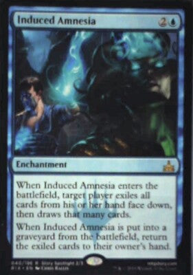 Induced Amnesia - Rivals of Ixalan: #40, Magic: The Gathering Nm R65