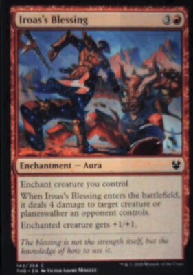 Iroas's Blessing - Theros Beyond Death: #142, Magic: The Gathering Nm R65