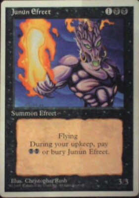 Junun Efreet - Fourth Edition: #143, Magic: The Gathering Lp R45