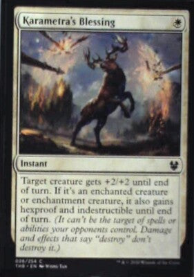 Karametra's Blessing - Theros Beyond Death: #26, Magic: The Gathering Nm R65