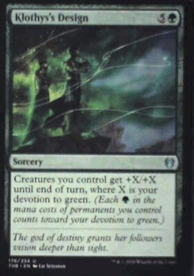 Klothys's Design - Theros Beyond Death: #176, Magic: The Gathering Nm R65