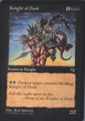 Knight of Dusk - Tempest: #140, Magic: The Gathering Nm R55