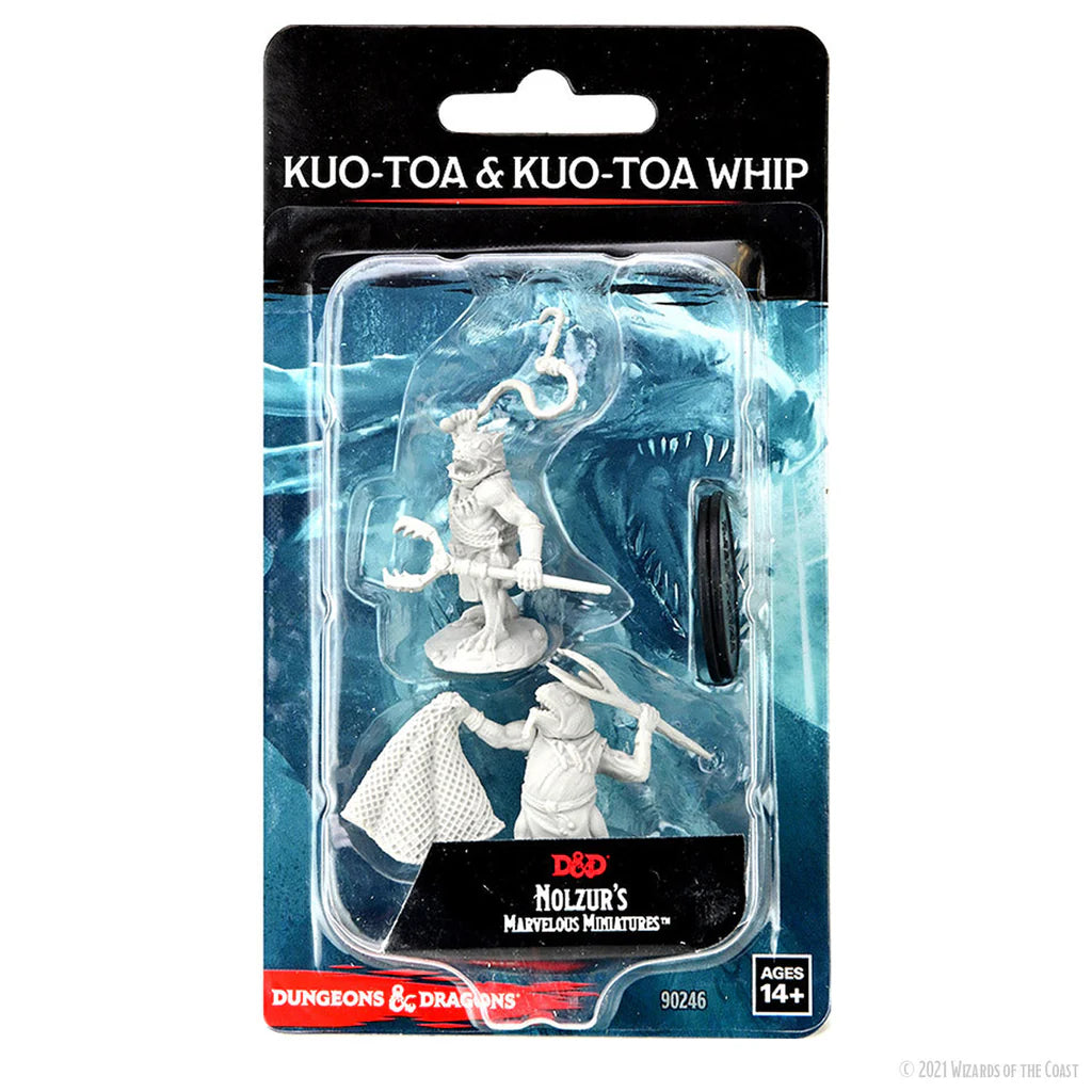 D&D Nolzur's Marvelous Miniatures: Kuo Toa & Kuo Toa Whip