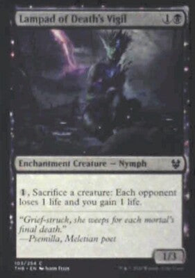 Lampad of Death's Vigil - Theros Beyond Death: #103, Magic: The Gathering Nm R65