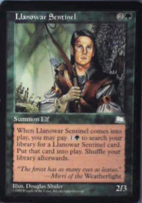 Llanowar Sentinel - Weatherlight: #134, Magic: The Gathering Lp R45