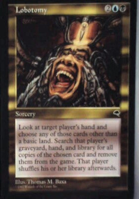 Lobotomy - Tempest: #267, Magic: The Gathering Nm R55