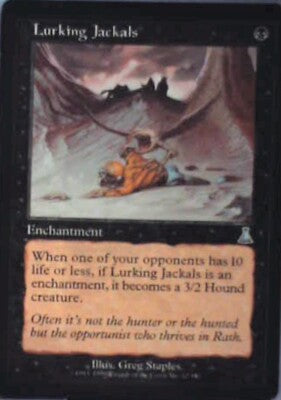 Lurking Jackals - Urza's Destiny: #62, Magic: The Gathering Lp R45