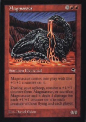Magmasaur - Tempest: #188, Magic: The Gathering Nm R55
