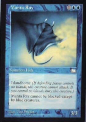 Manta Ray - Weatherlight: #42, Magic: The Gathering Lp R45