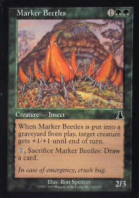 Marker Beetles - Urza's Destiny: #112, Magic: The Gathering Lp R45