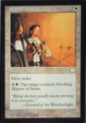 Master of Arms - Weatherlight: #20, Magic: The Gathering Lp R45