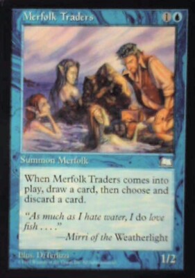 Merfolk Traders - Weatherlight: #43, Magic: The Gathering Lp R45
