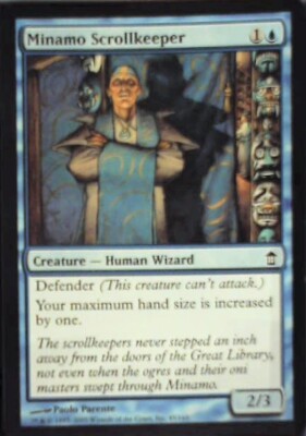 Minamo Scrollkeeper - Saviors of Kamigawa: #45, Magic: The Gathering Nm R76