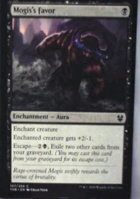 Mogis's Favor - Theros Beyond Death: #107, Magic: The Gathering Nm R65