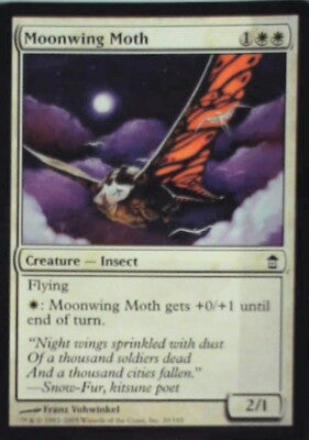 Moonwing Moth - Saviors of Kamigawa: #20, Magic: The Gathering Nm R76