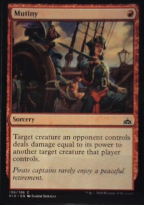 Mutiny - Rivals of Ixalan: #106, Magic: The Gathering Nm R66