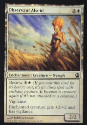 Observant Alseid - Theros: #24, Magic: The Gathering Nm R65
