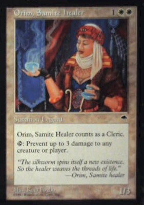 Orim, Samite Healer - Tempest: #33, Magic: The Gathering Nm R55
