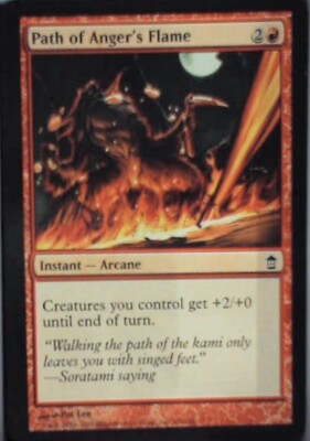 Path of Anger's Flame - Saviors of Kamigawa: #109, Magic: The Gathering Nm R76