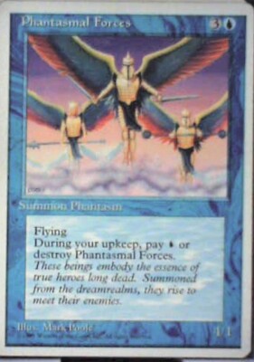 Phantasmal Forces - Fourth Edition: #88, Magic: The Gathering Lp R45