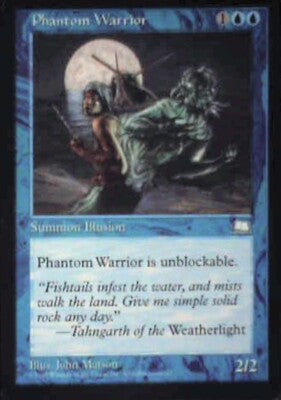 Phantom Warrior - Weatherlight: #48, Magic: The Gathering Lp R45